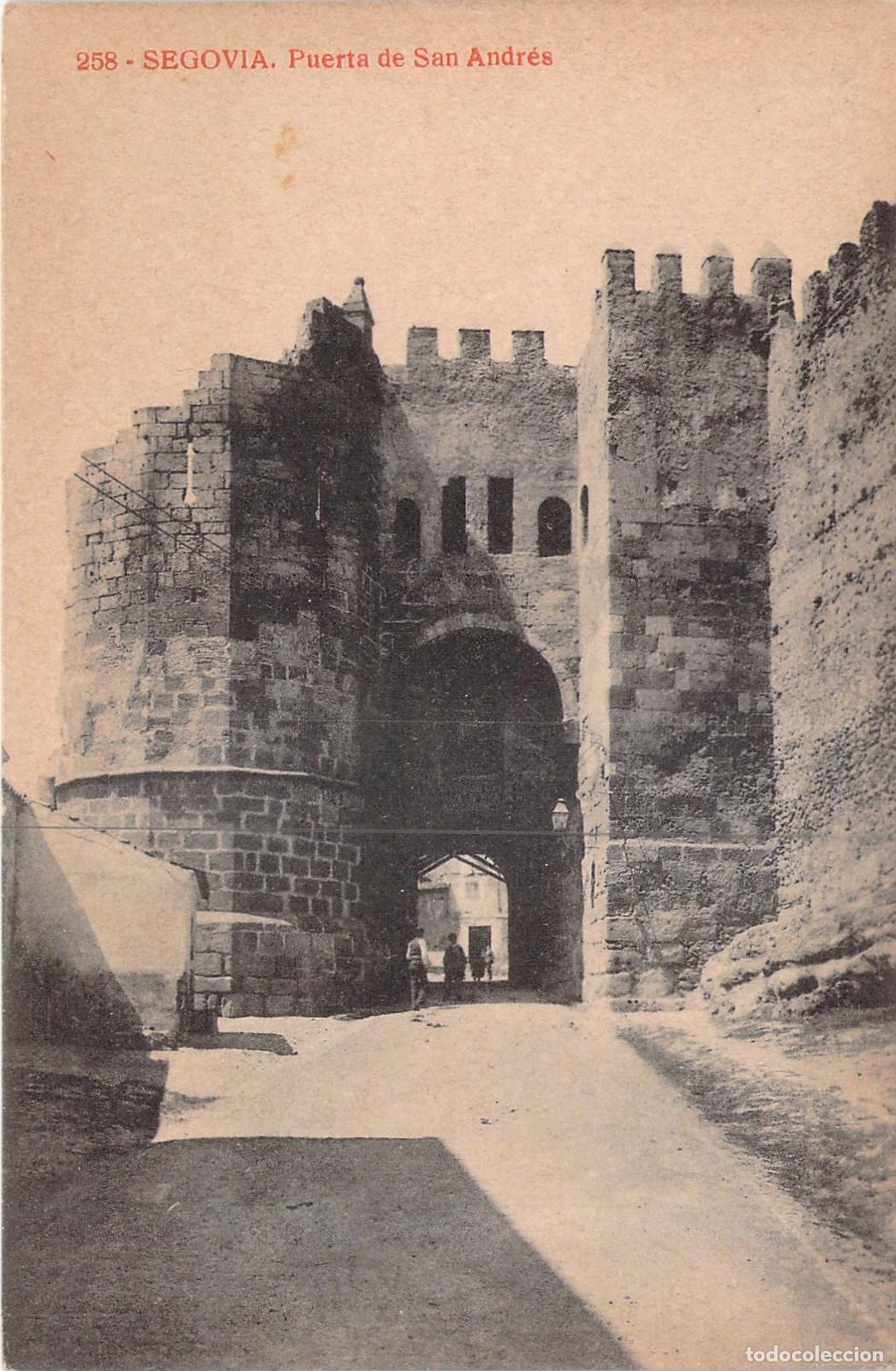Postales: Tarjeta Postal de la Puerta de San Andr&eacute;s en Segovia