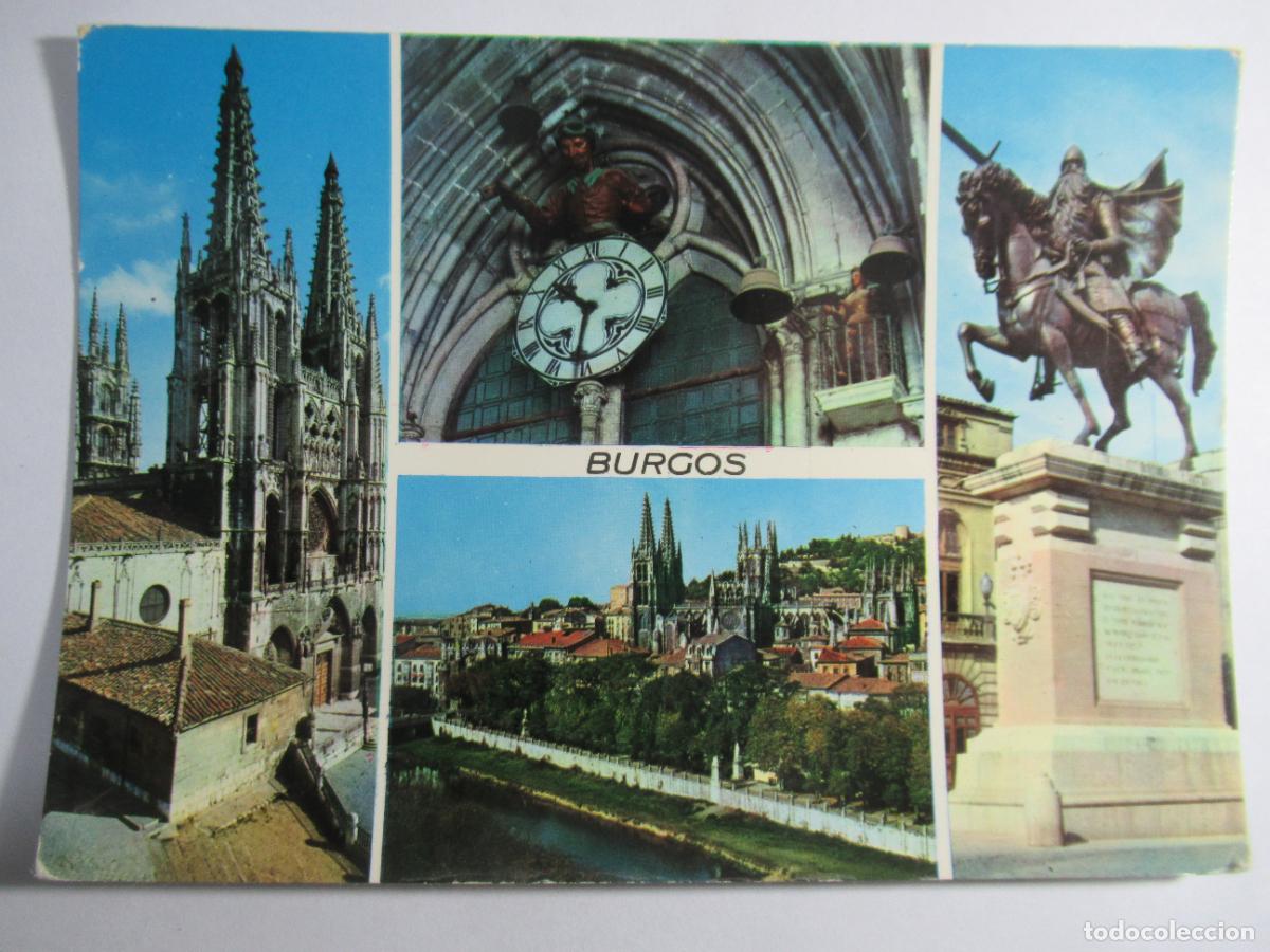 Postales: Burgos - Diversos aspectos - Escrita