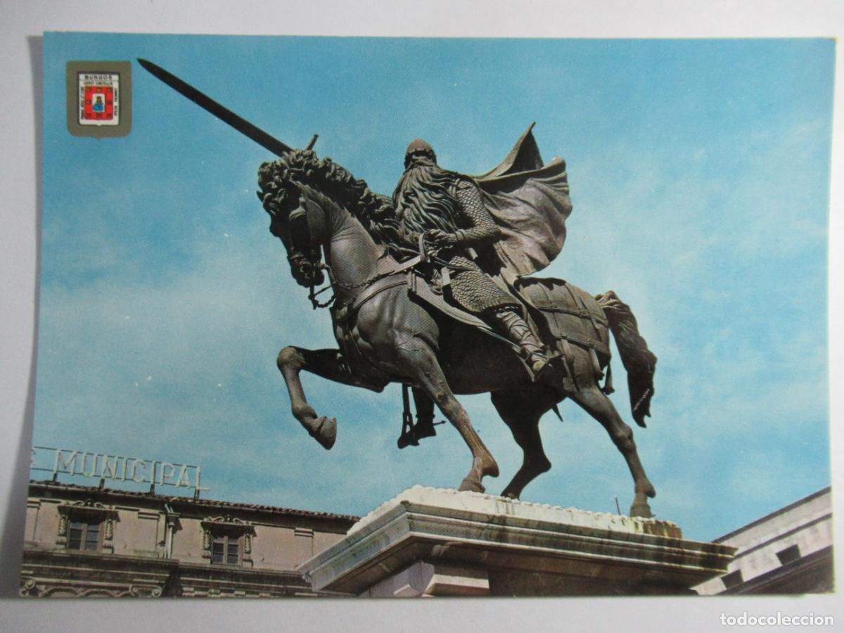 Postales: Burgos - Estatua del Cid Campeador - S/C