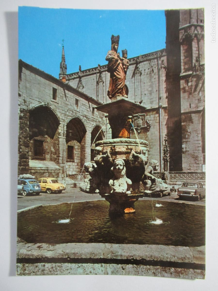 Postales: Burgos - Plaza de Santa Mar&iacute;a. Puente - S/C