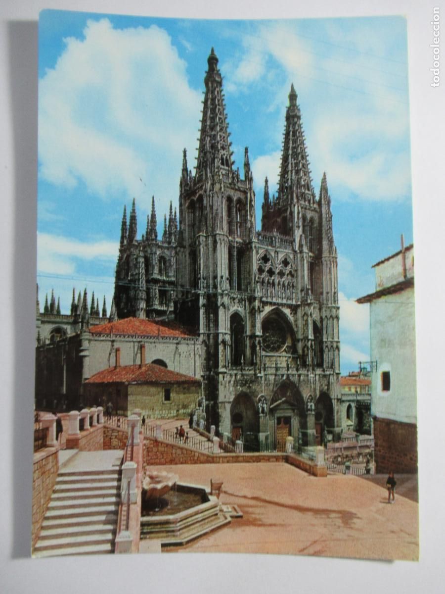 Postales: Burgos - Catedral - Escrita