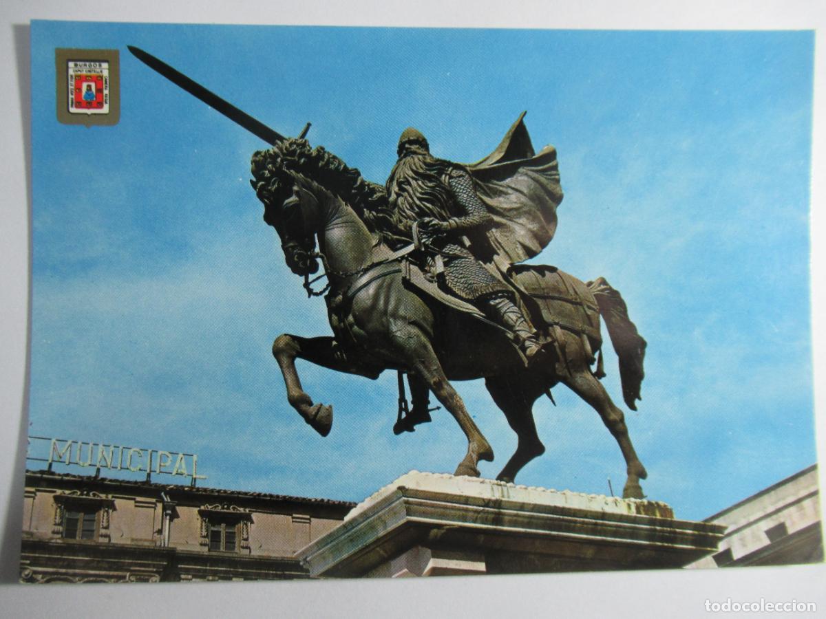 Postales: Burgos - Estatua del Cid Campeador - S/C