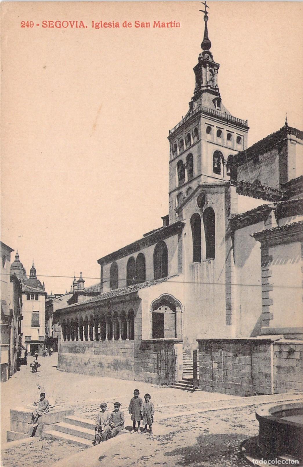 Postales: Postal Iglesia de San Mart&iacute;n en Segovia - Joyas de Espa&ntilde;a