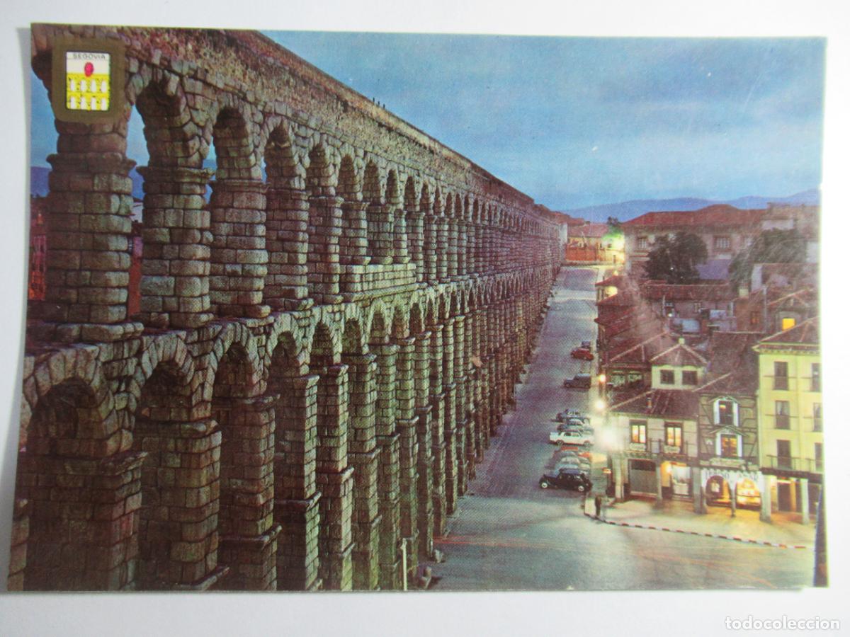 Postales: Segovia - Acueducto. Nocturno - S/C