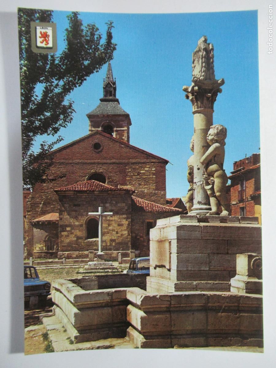 Postales: Le&oacute;n - Plaza del General&iacute;simo - S/C