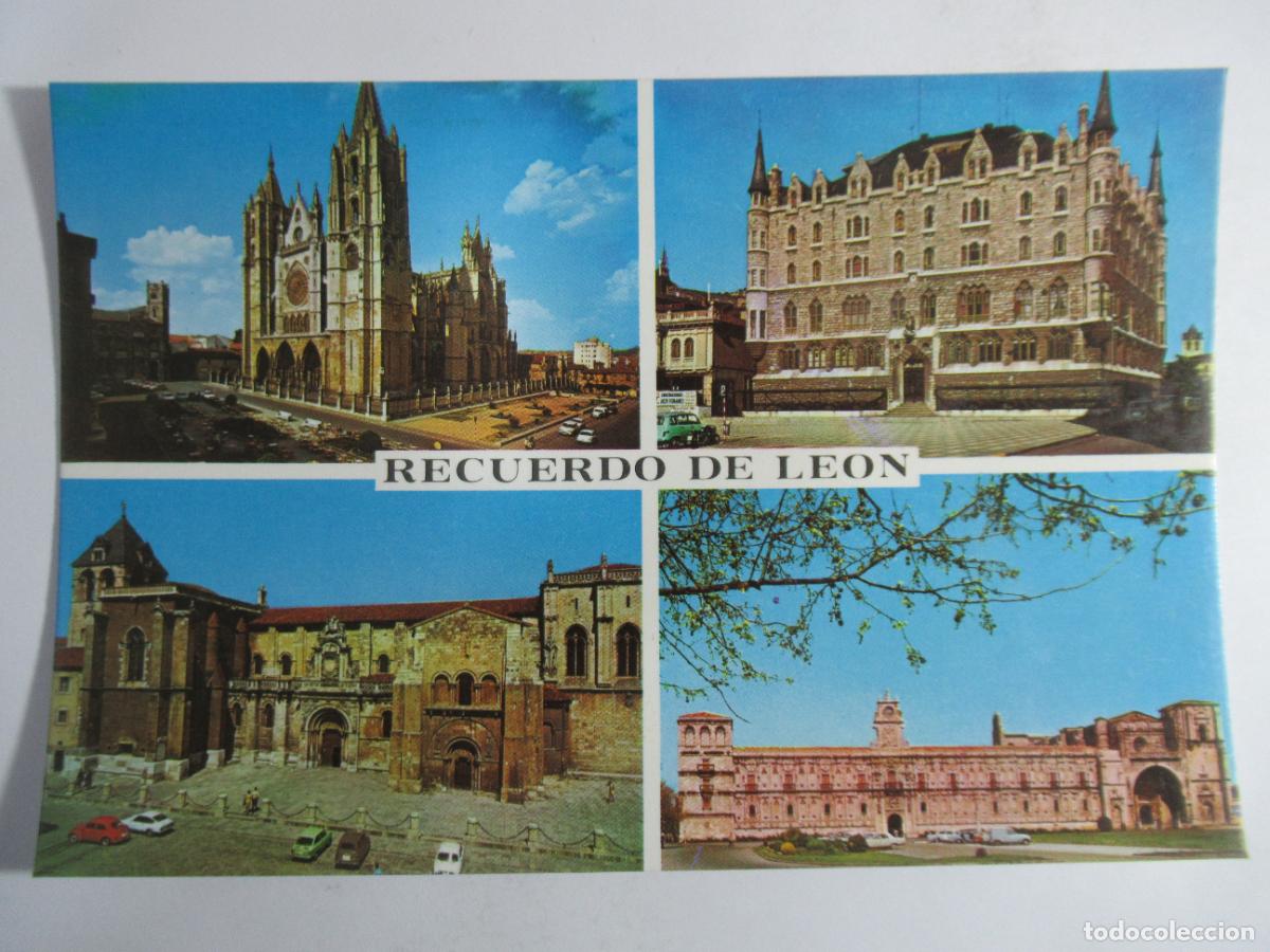 Postales: Le&oacute;n - Diversos aspectos - S/C