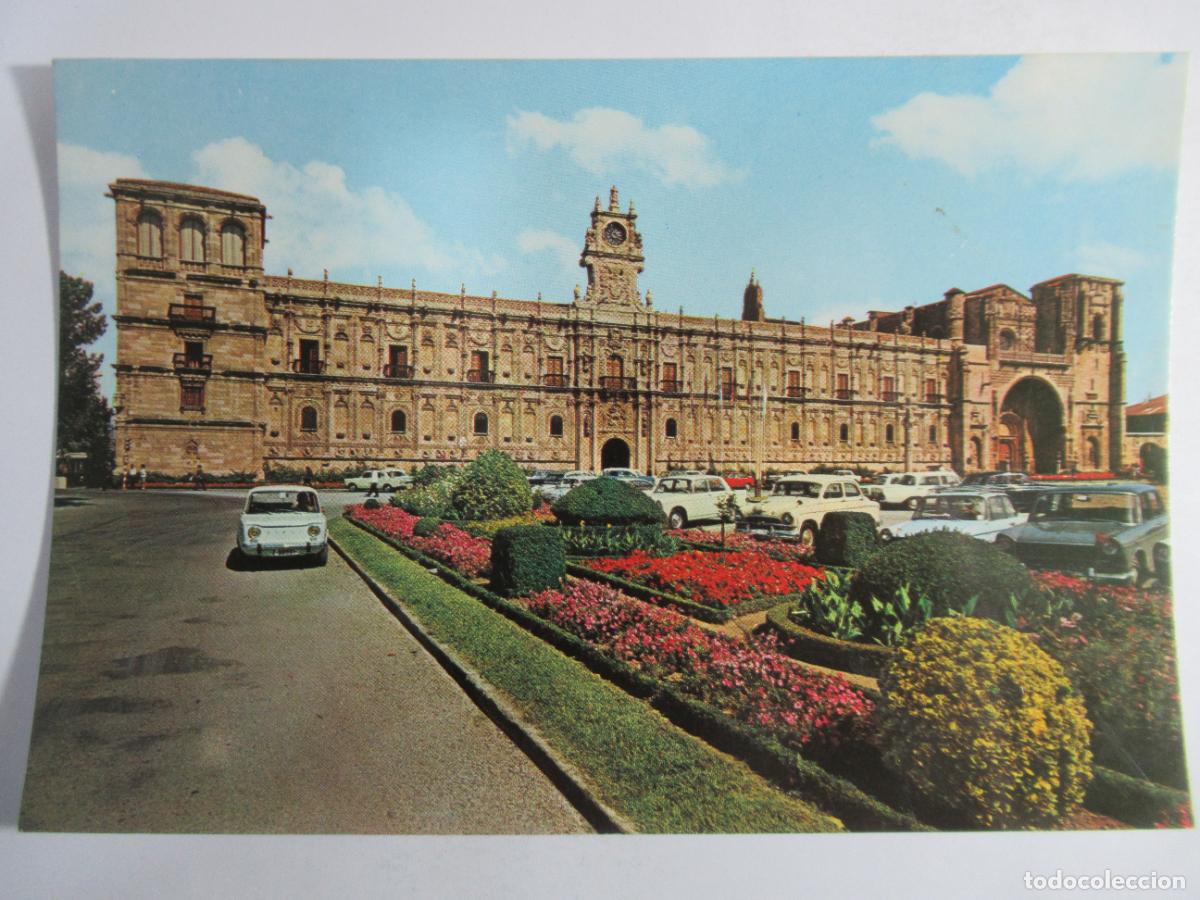 Postales: Le&oacute;n - San Marcos. Fachada principal - S/C