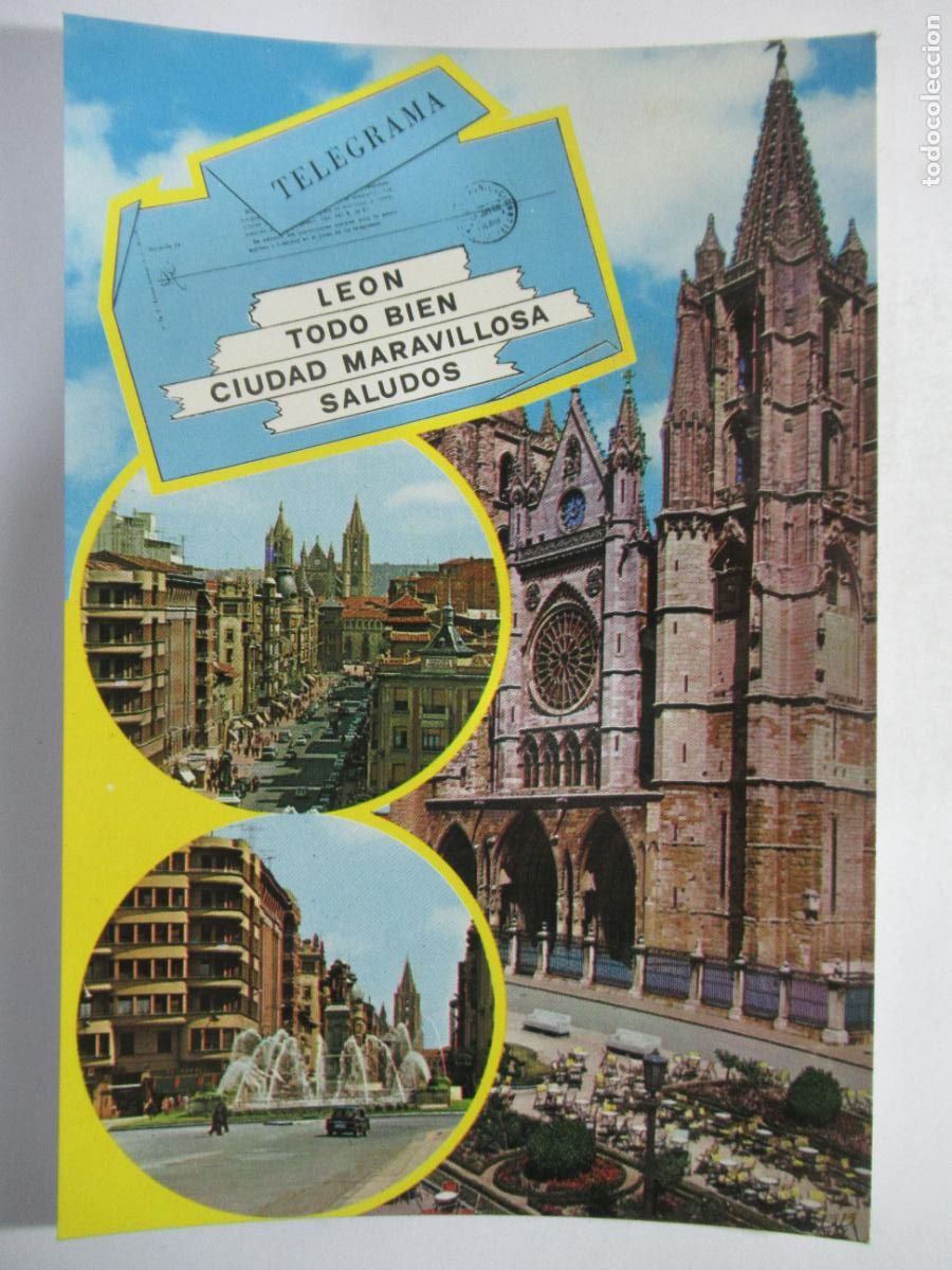 Postales: Le&oacute;n - Bellezas de la Ciudad - S/C