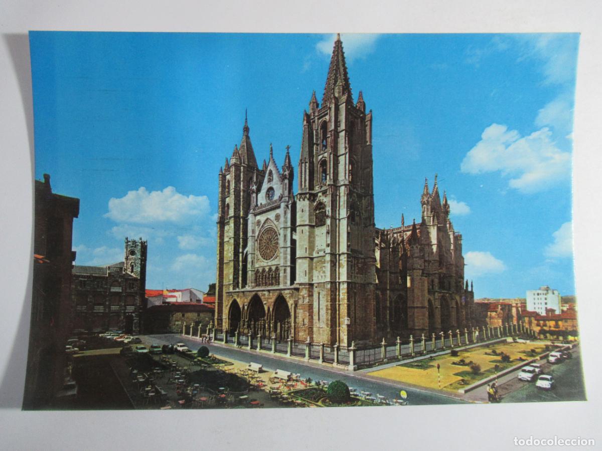 Postales: Le&oacute;n - Catedral - S/C