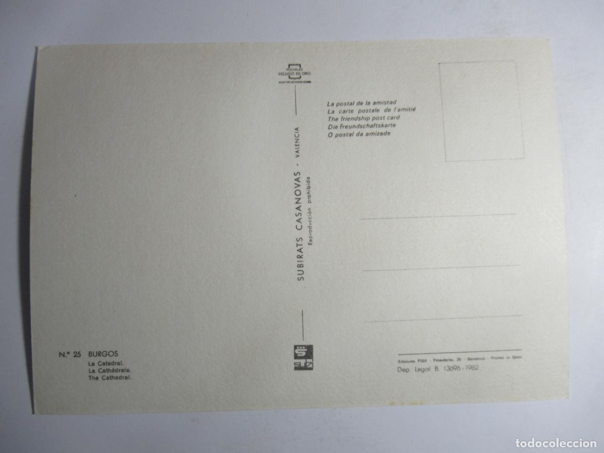 Postales: Burgos - La Catedral - S/C - Foto 2