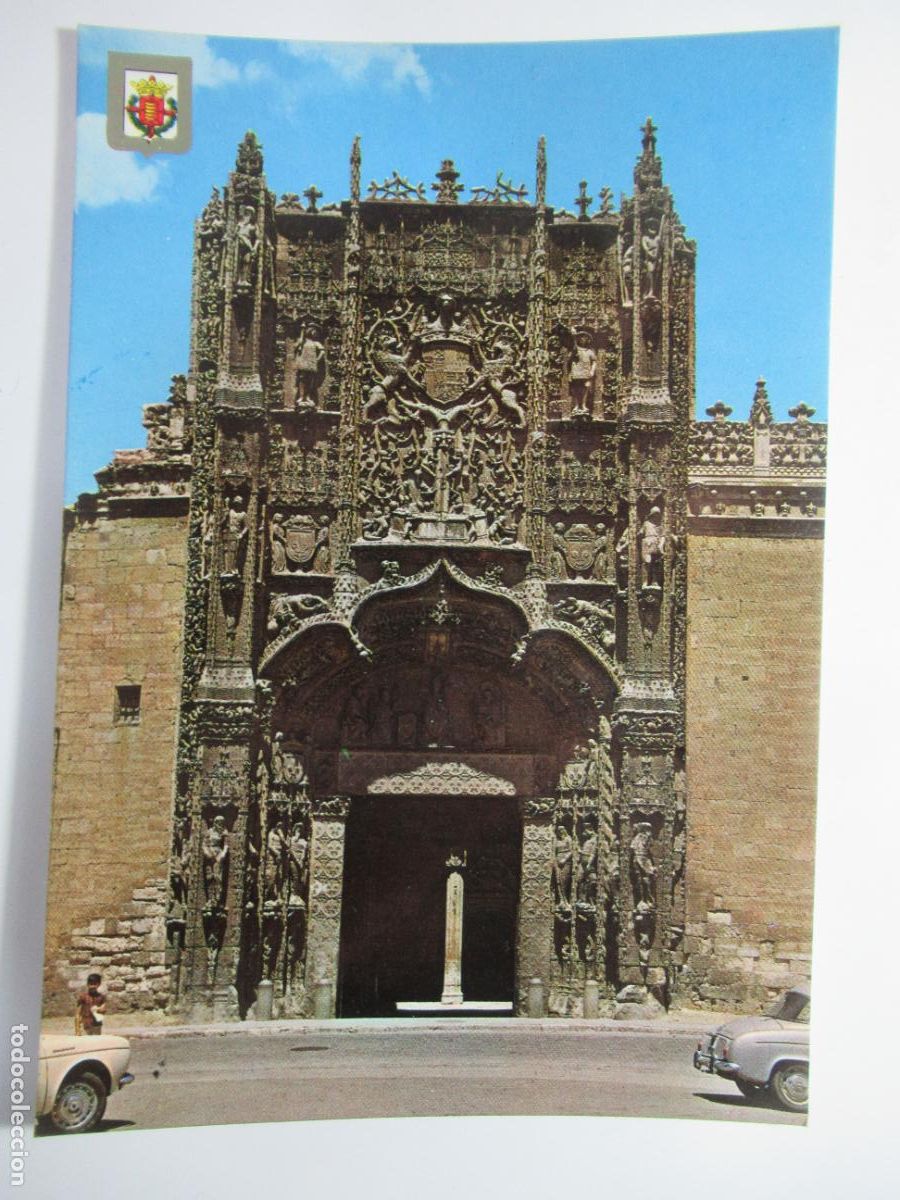 Postales: Valladolid - Fachada de San Gregorio. Museo Nacional de Escultura - S/C