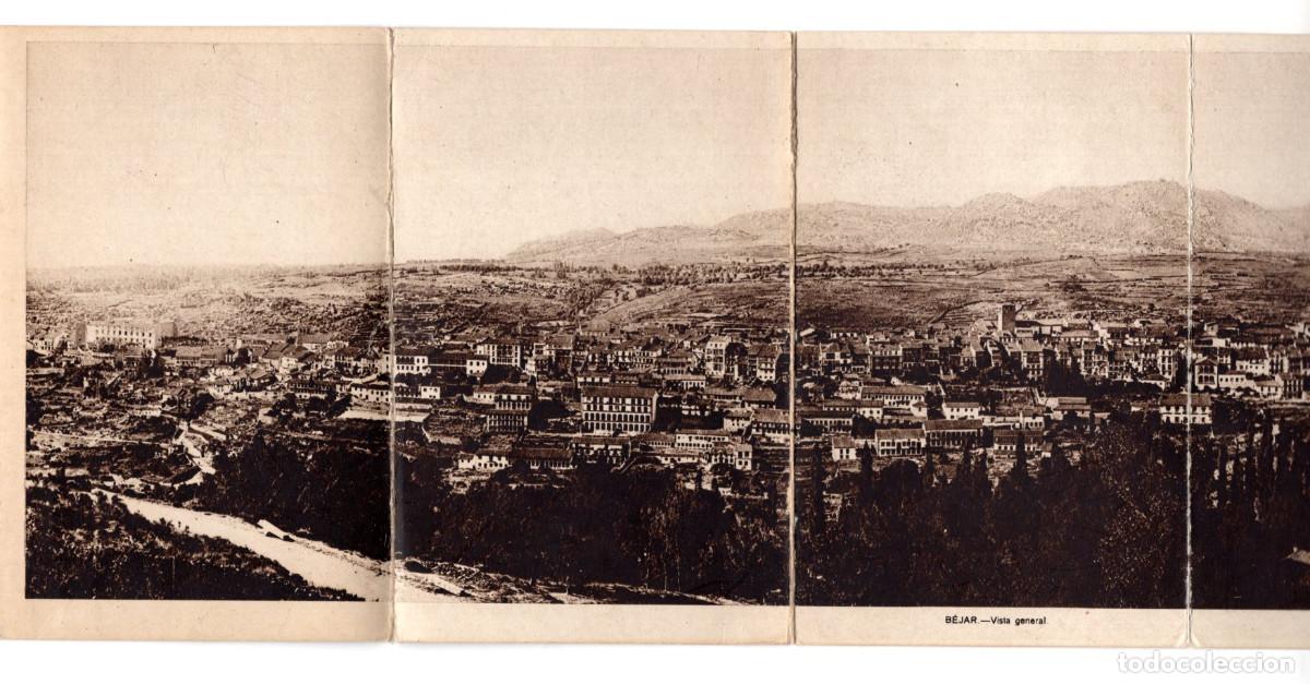 Postales: B&Eacute;JAR.(SALAMANCA).- VISTA GENERAL. 5 POSTALES, DESPLEGABLE. HUECO GRABADO DE J.MUMBR&Uacute;. BARCELONA.