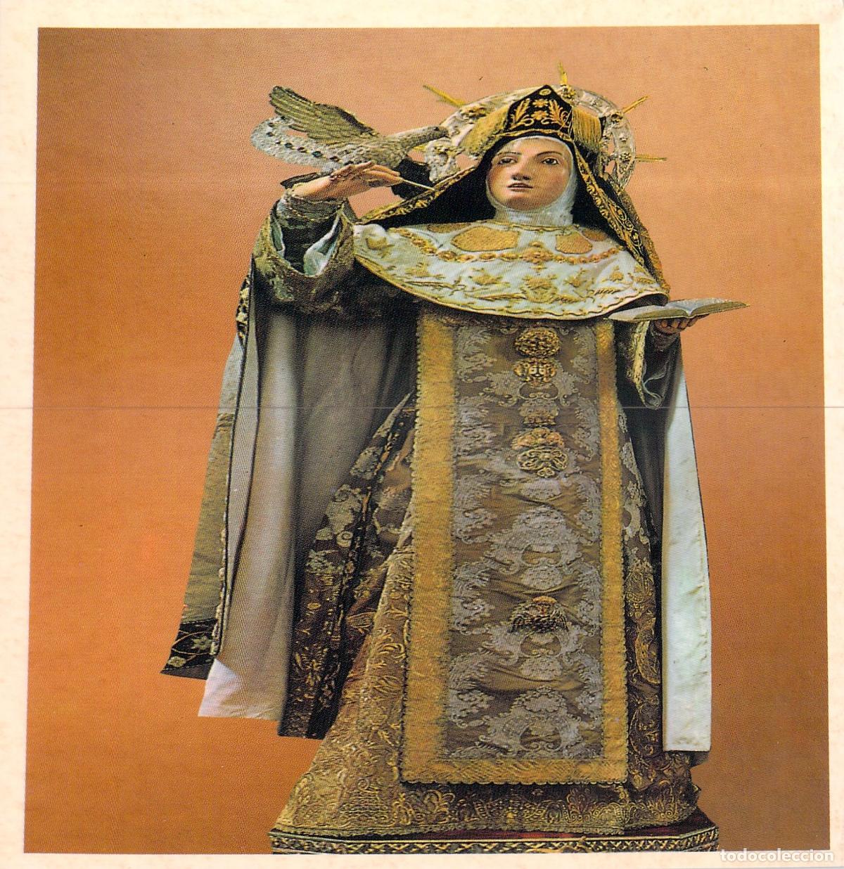 Postales: Postal de la Imagen de Santa Teresa de Jes&uacute;s en Alba de Tormes, Salamanca
