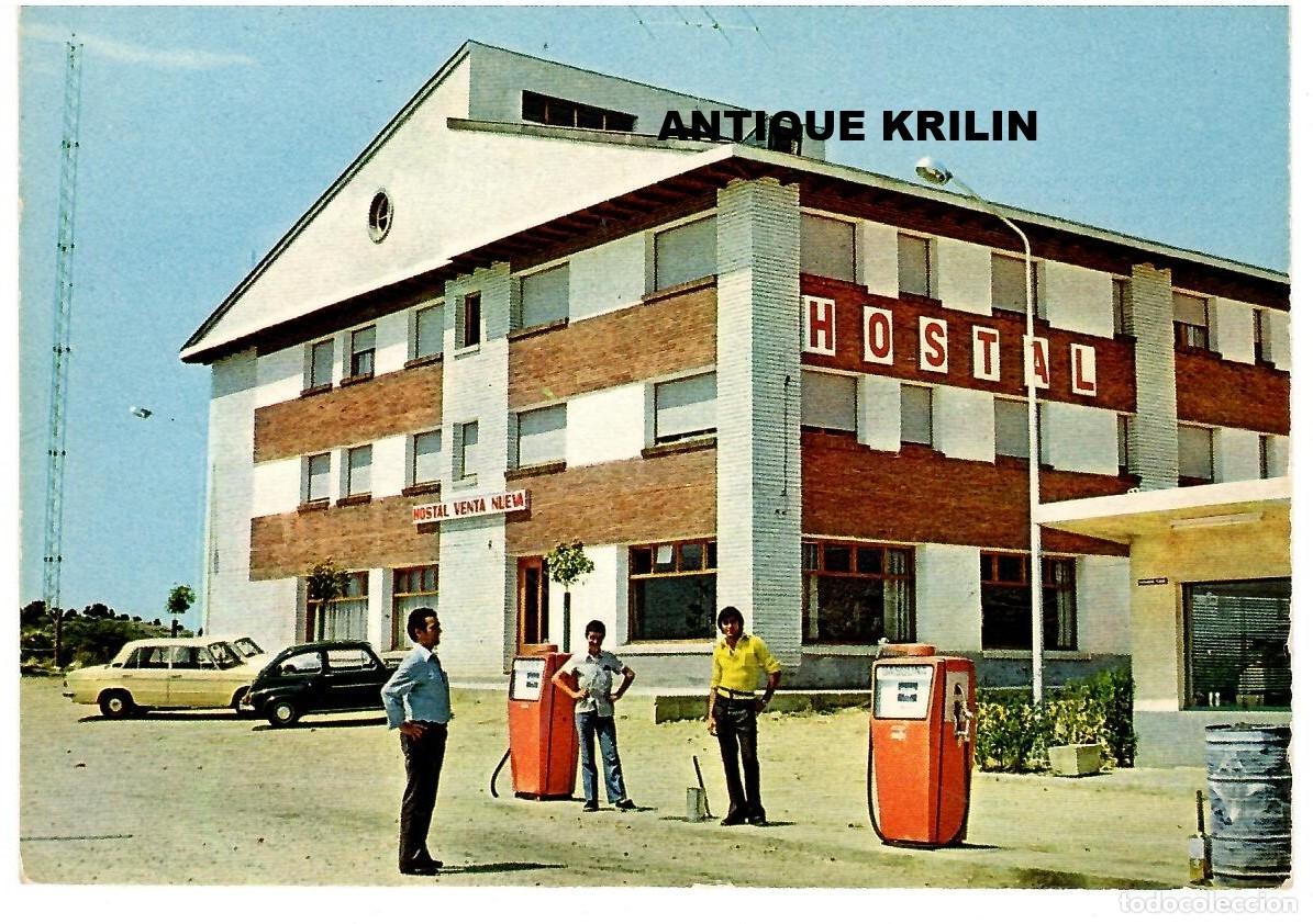 Postales: SORIA / CALATA&Ntilde;AZOR / HOSTAL VENTA NUEVA , ESTACION DE SERVIO / ED. PARIS / SIN FRANQUEAR