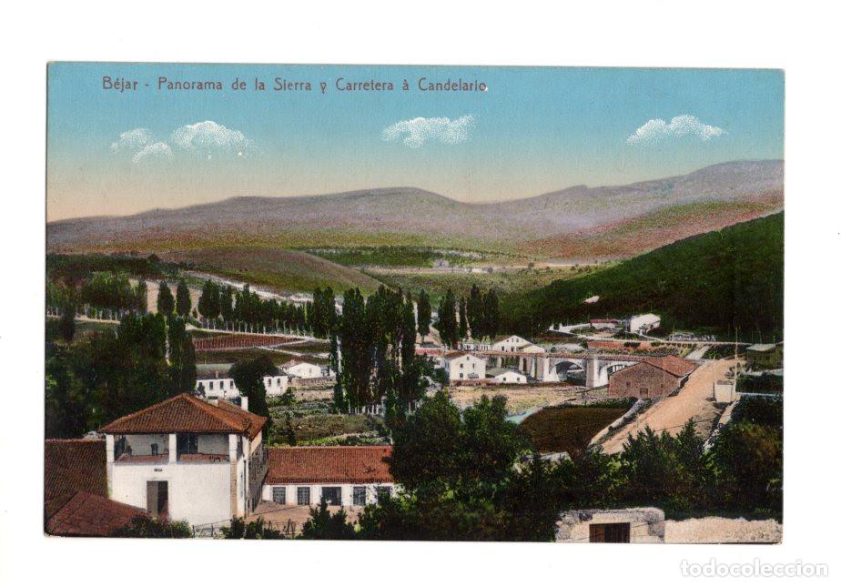 Postales: B&Eacute;JAR.(SALAMANCA).- PANORAMA DE LA SIERRA Y CARRETERA &Agrave; CANDELARIO. ED. HIJO DE DANIEL R. ARIAS.