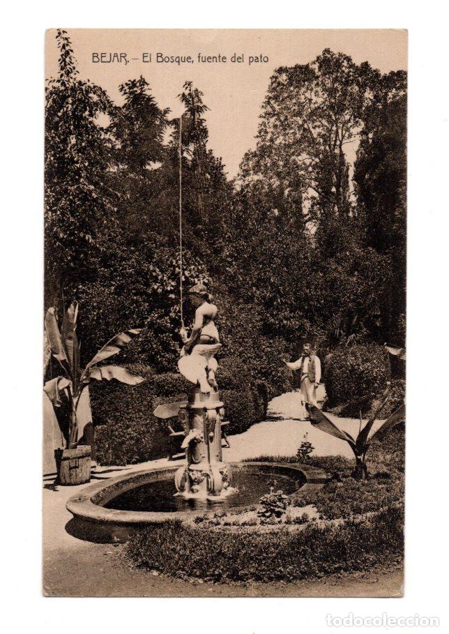 Postales: B&Eacute;JAR.(SALAMANCA).- EL BOSQUE, FUENTE DEL PATO.