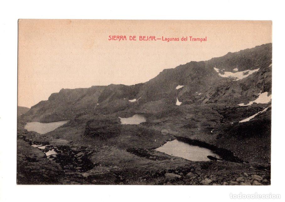 Postales: SIERRA DE B&Eacute;JAR.- LAGUNAS DEL TRAMPAL. PUBLICIDAD SOCIO CLUB ALPINO. CASA RODR&Iacute;GUEZ ARIAS MADRID.