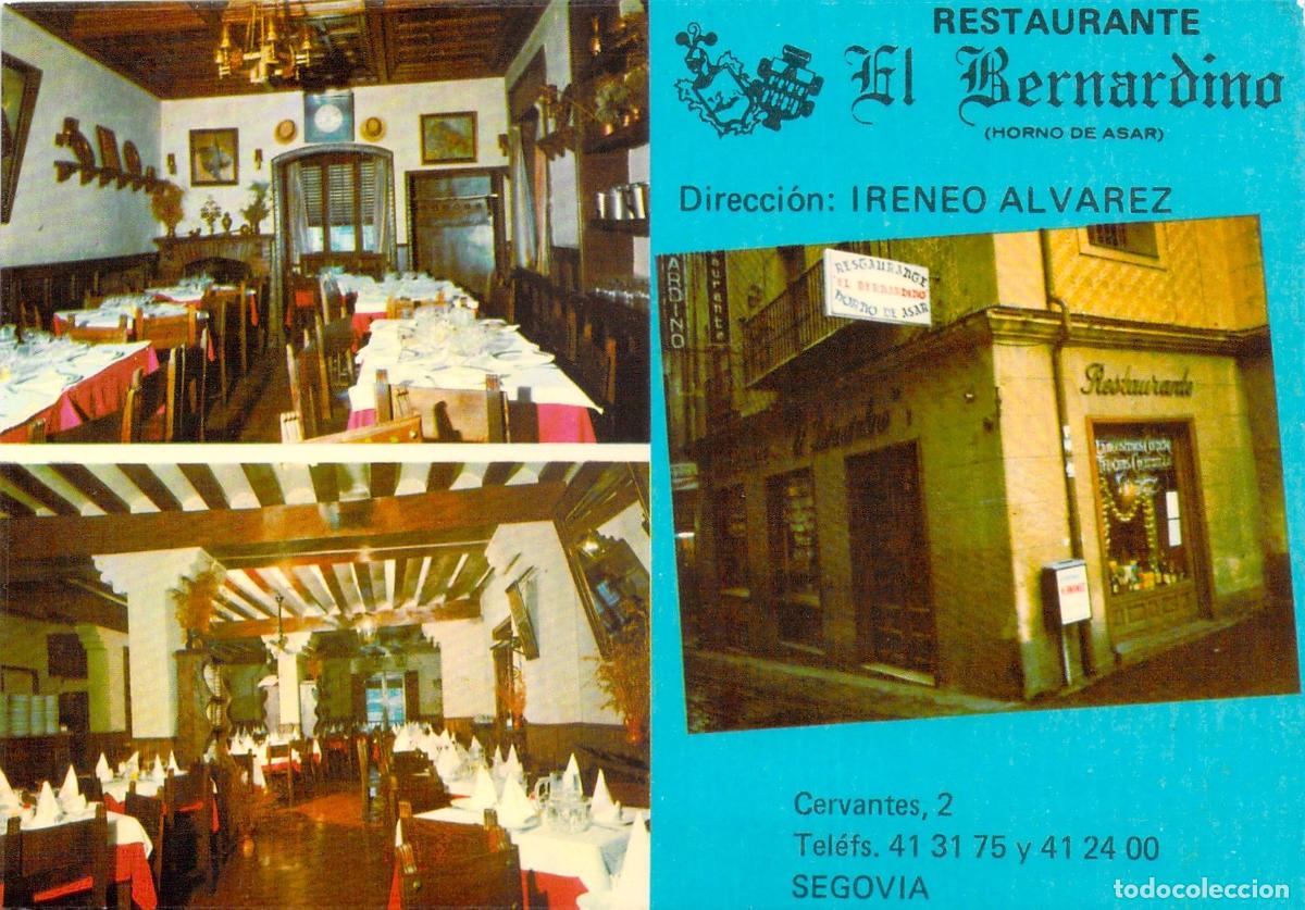 Postales: Postal Restaurante El Bernardino, Segovia, Horno de Asar