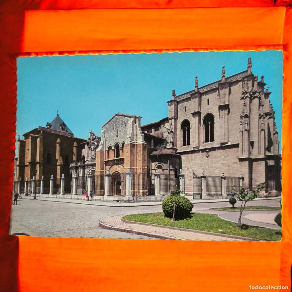 Postales: Antigua Postal De Le&oacute;n &ndash; Bas&iacute;lica De San Isidoro &ndash; Fachada Principal &ndash; Estilo Rom&aacute;nico