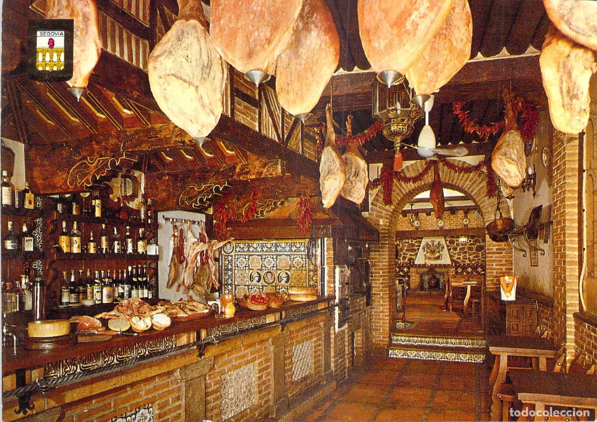 Postales: Postal del Restaurante Mes&oacute;n Duque en Segovia, Maestro Asador