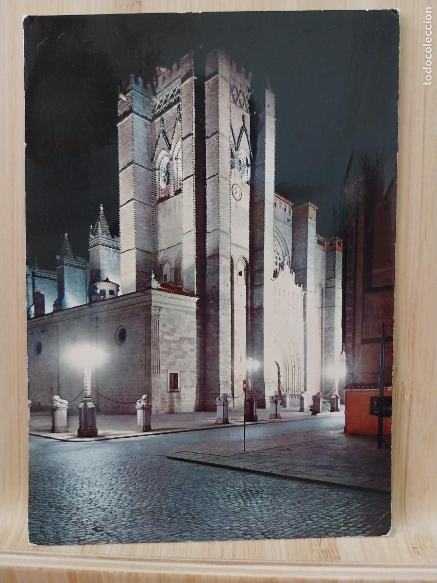Postales: AVILA CATEDRAL NOCTURNA ED GARRABELLA 45 ESCRITA