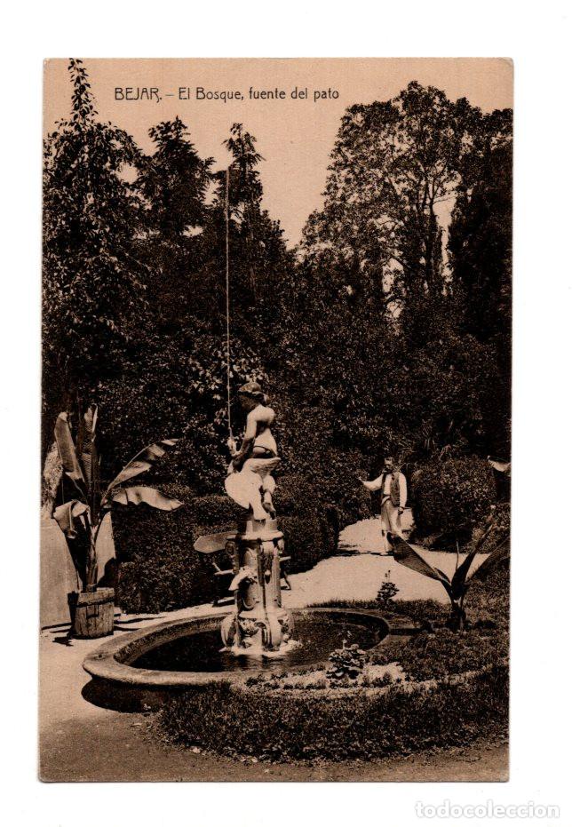 Postales: B&Eacute;JAR.(SALAMANCA).- EL BOSQUE, FUENTE DEL PATO.