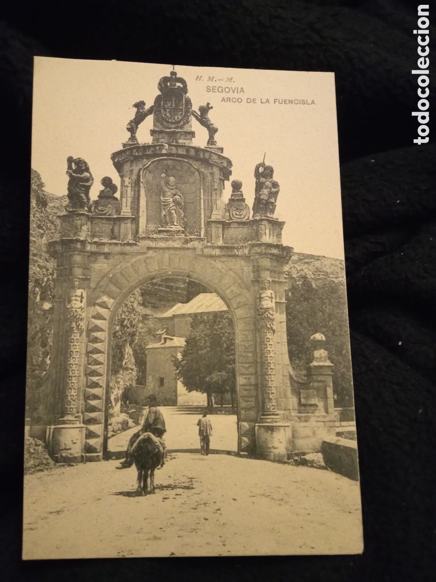Postales: Antigua postal fotogr&aacute;fica, Segovia, Arco de la Fuencisla