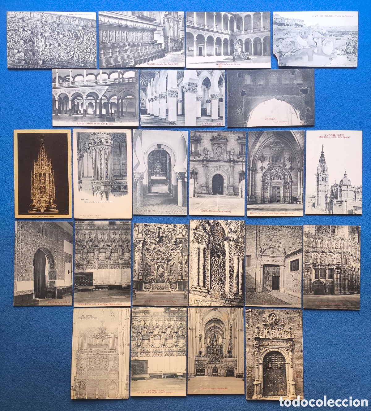 Postales: TOLEDO POSTAL FOTOTIPIA LOTE 23 C. 1910