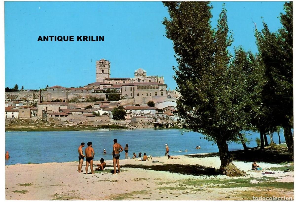 Postales: ZAMORA / PLAYA DEL RIO DUERO 1966 / SIN FRANQUEAR
