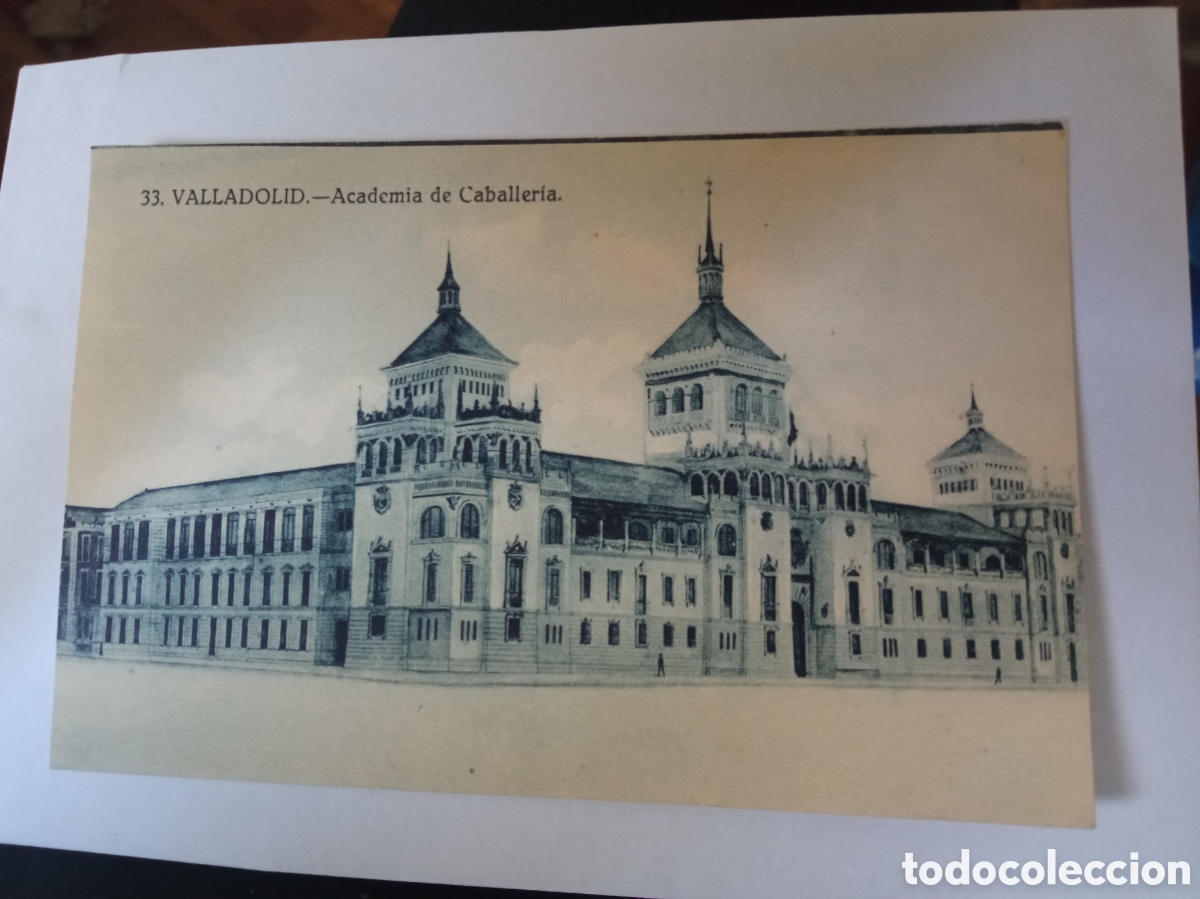 Postales: Antigua postal fotogr&aacute;fica, Valladolid, Academia de Caballer&iacute;a