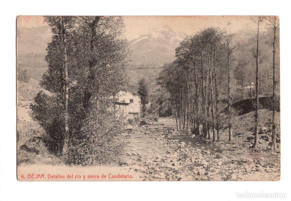 Postales: B&Eacute;JAR.(SALAMANCA).- DETALLES DEL R&Iacute;O Y SIERRA DE CANDELARIO.