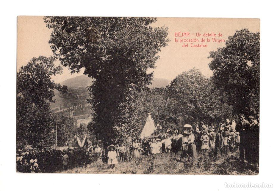 Postales: B&Eacute;JAR.- UN DETALLE DE LA PROCESI&Oacute;N DE LA VIRGEN DEL CASTA&Ntilde;AR.