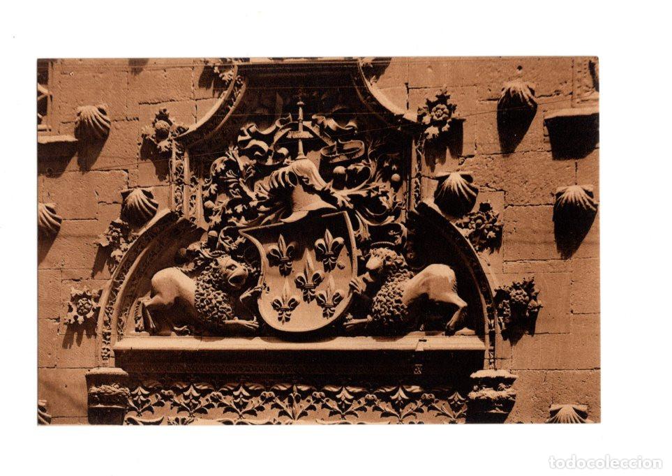 Postales: SALAMANCA.- ESCUDO DE LA CASA DE LAS CONCHAS.