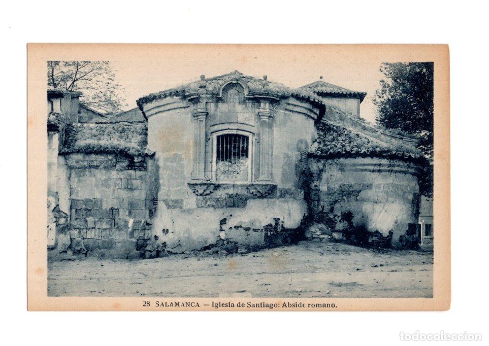 Postales: SALAMANCA.- IGLESIA DE SANTIAGO: &Aacute;BSIDE ROMANO.
