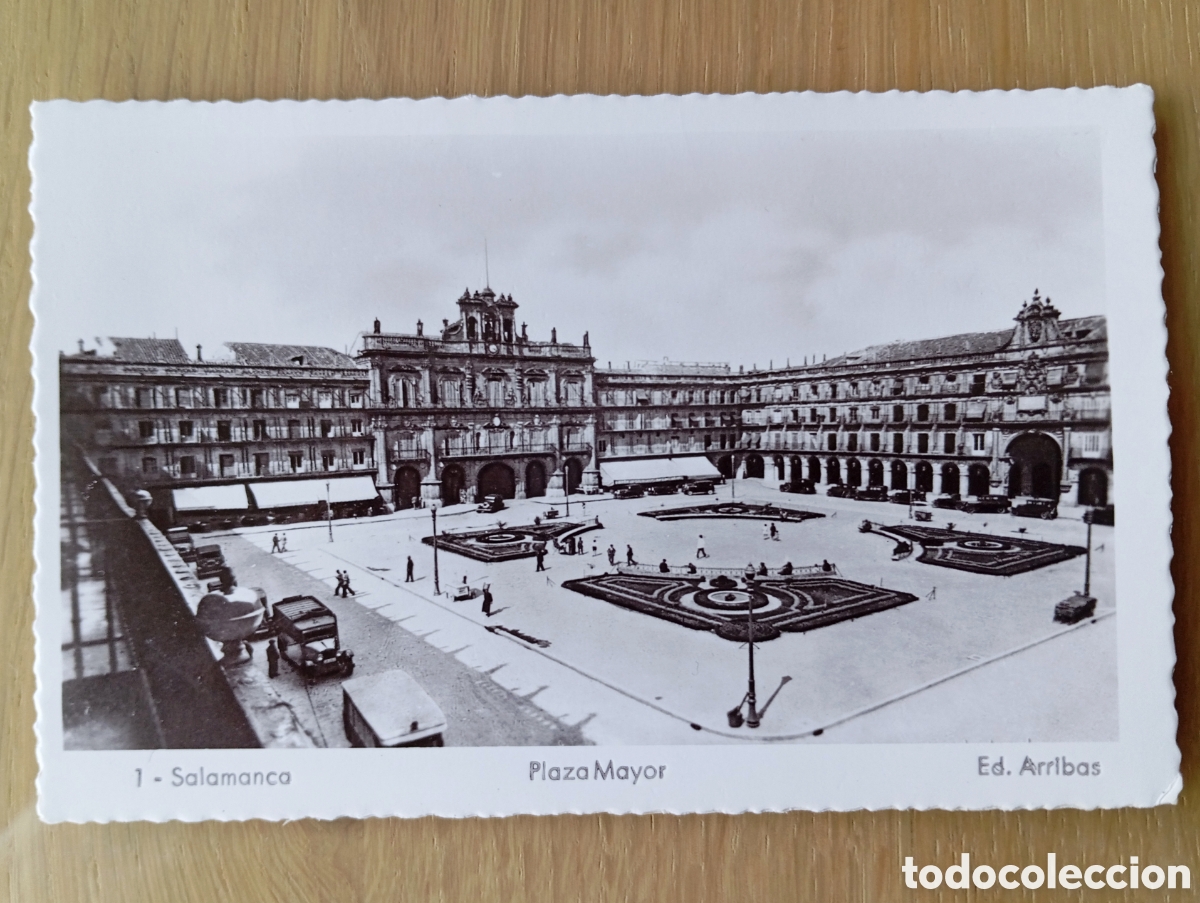 Postales: POSTAL SALAMANCA PLAZA MAYOR ARRIBAS 1 SIN CIRCULAR