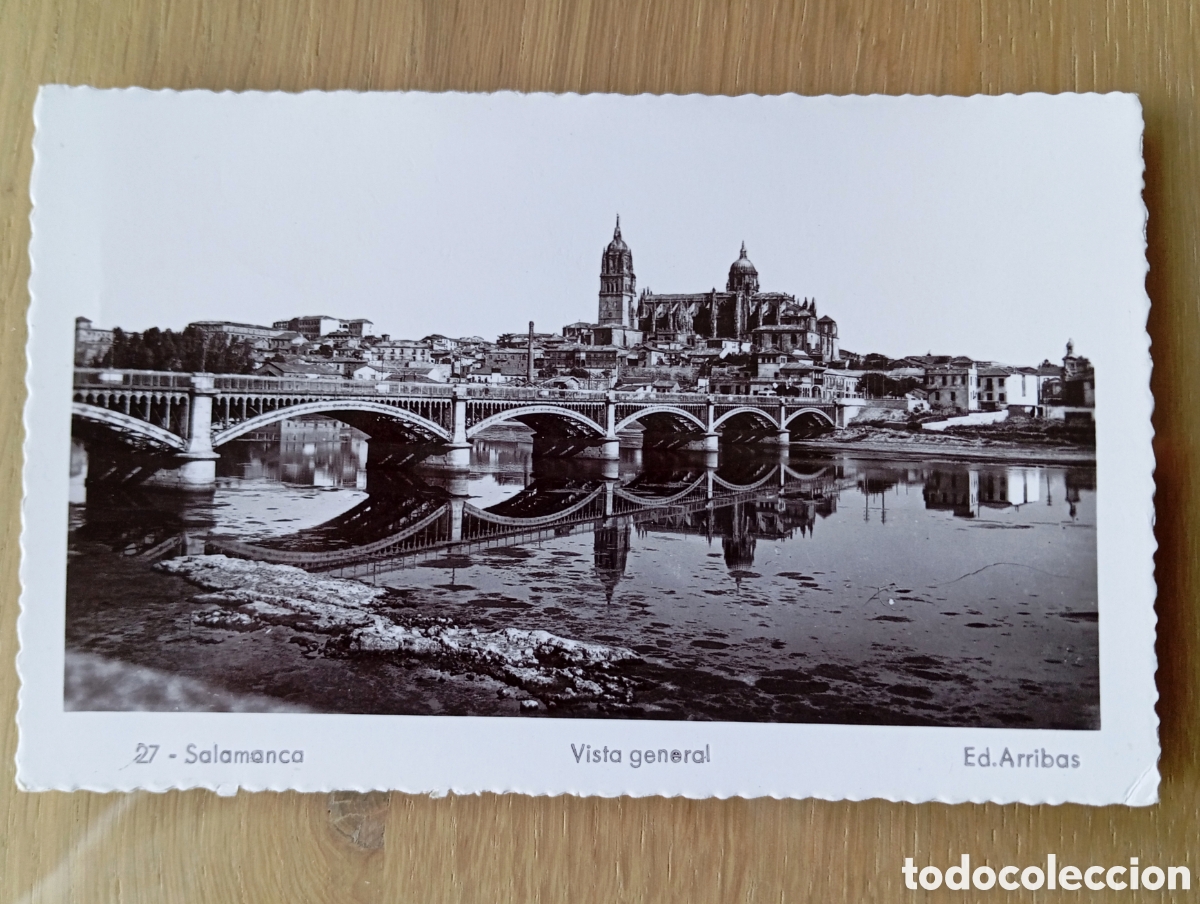 Postales: POSTAL SALAMANCA VISTA GENERAL ARRIBAS 27 SIN CIRCULAR