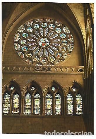 Postales: CATEDRAL. VIDRIERAS / CATHEDRAL, SHOW-WINDOW.- LEON
