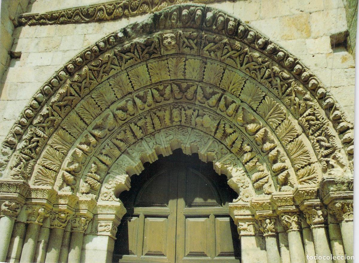 Postales: Postal Portada Rom&aacute;nica Iglesia de La Magdalena Zamora