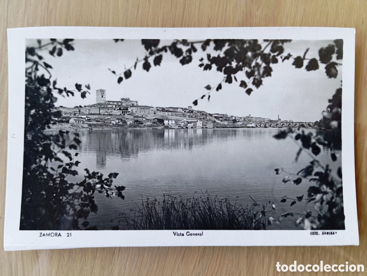 Postales: POSTAL ZAMORA VISTA GENERAL ARRIBAS 21 SIN CIRCULAR