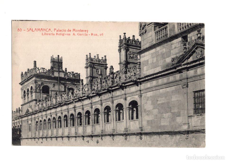 Postales: SALAMANCA.- PALACIO DE MONTEREY. LIBRER&Iacute;A RELIGIOSA. A. GARC&Iacute;A-R&Uacute;A, 26