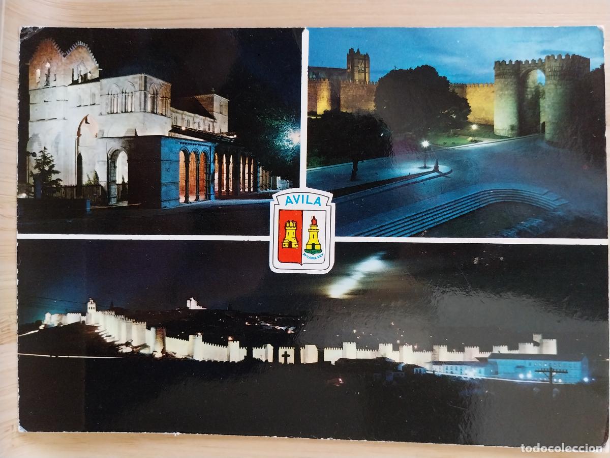 Postales: AVILA ED ARRIBAS 2030 ESCRITA VISTAS NOCTURNAS **