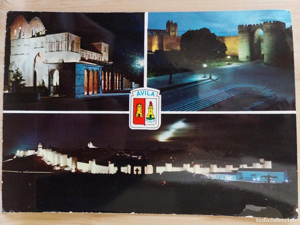 Postales: AVILA ED ARRIBAS 2030 ESCRITA VISTAS NOCTURNAS *