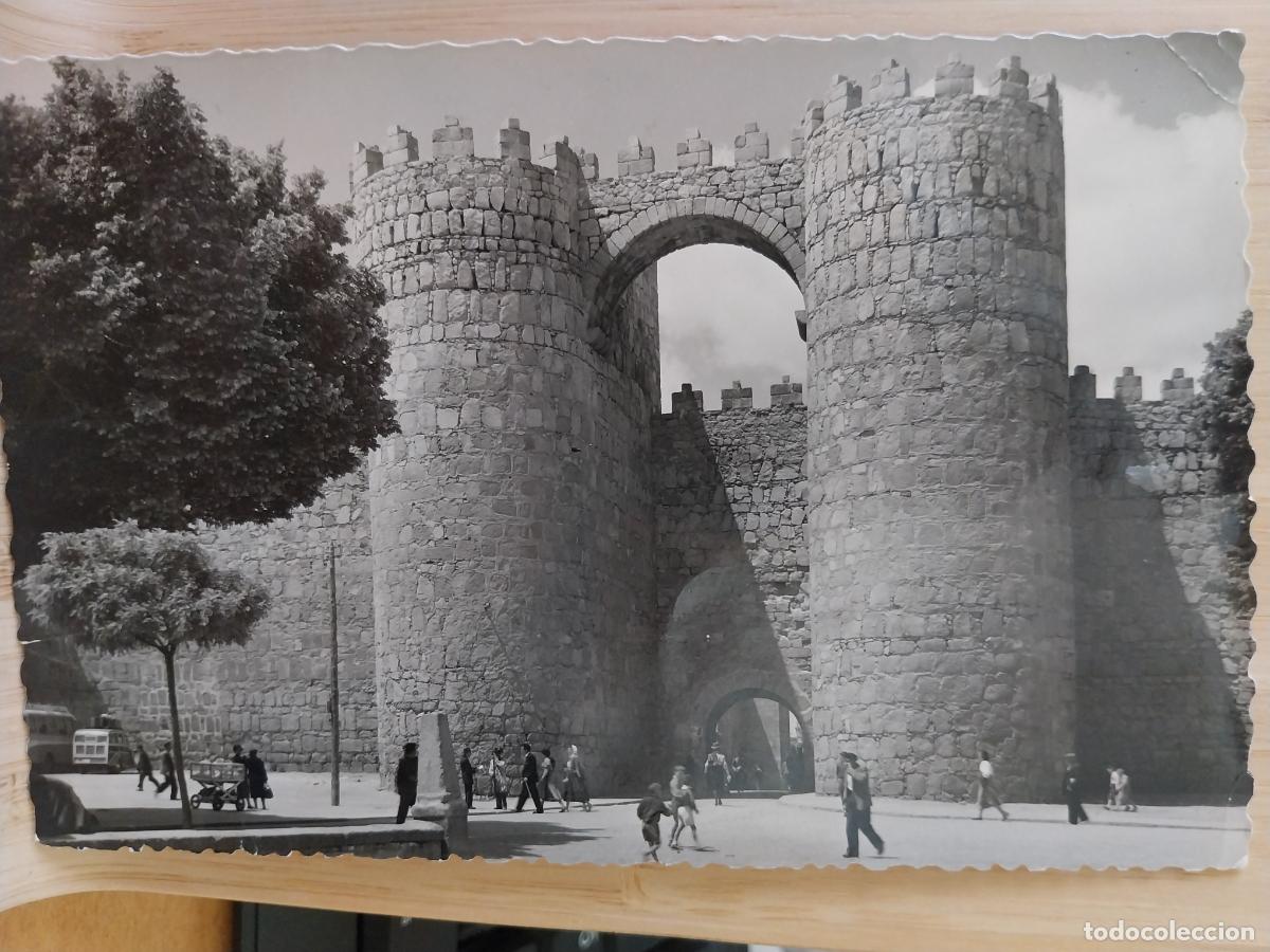 Postales: AVILA PUERTA SAN VICENTE ED GARRABELLA 2 ESCRITA A&Ntilde;O 1962 ANIMADA