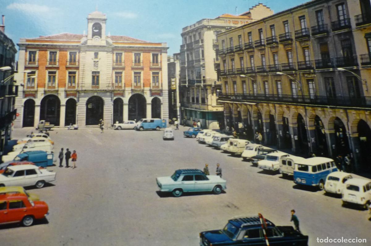 Postales: POSTAL ZAMORA PL.MAYOR-COCHES