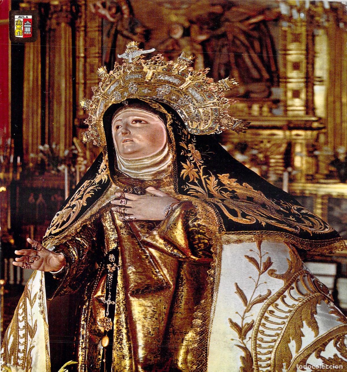 Postales: Postal de Santa Teresa de Jes&uacute;s en &Aacute;vila, Imagen Religiosa