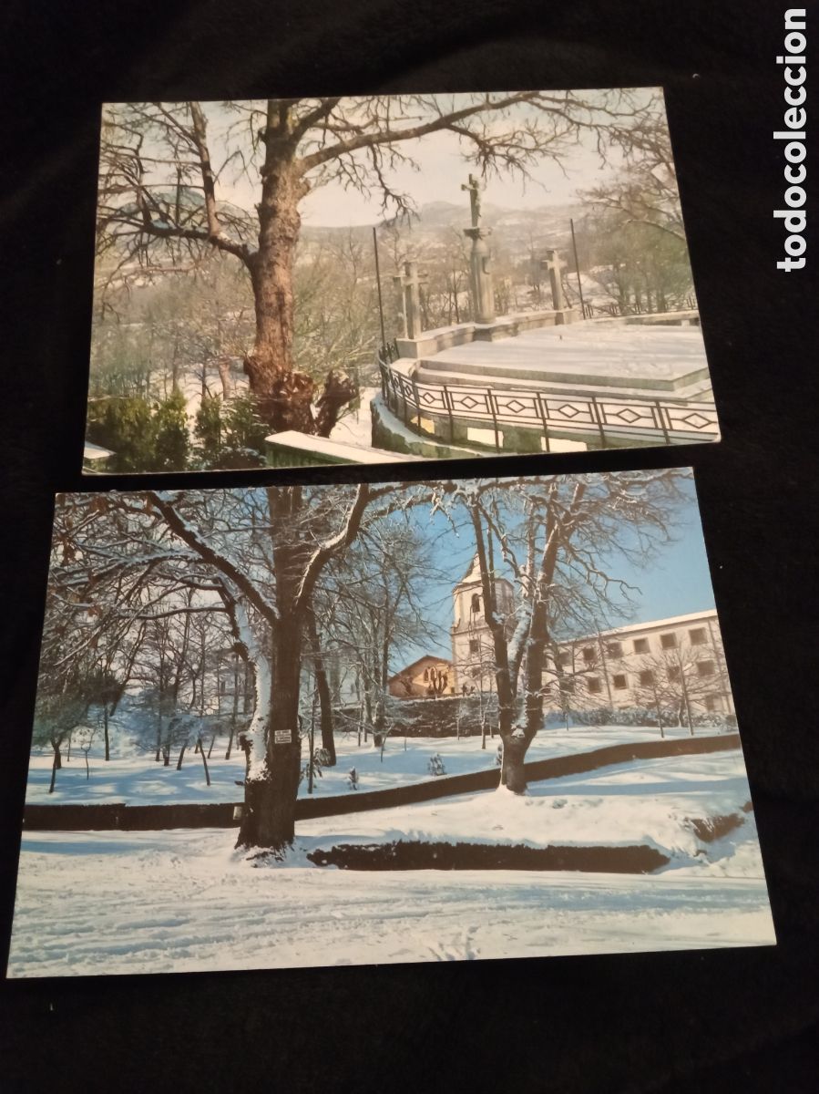 Postales: 2 antiguas postales fotogr&aacute;ficas de Bejar