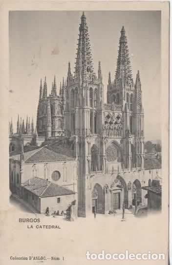 Postales: BURGOS CATEDRAL ESCRITA