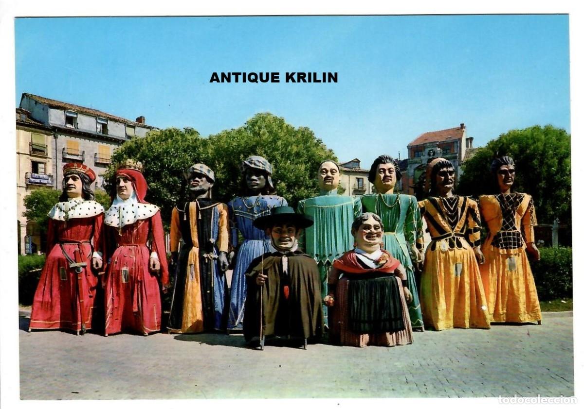 Postales: BURGOS N&ordm; 8 COMPRASA DE GIGANTES Y GIGANTILLOS / EDICIONES SICILIA / SIN FRANQUEAR