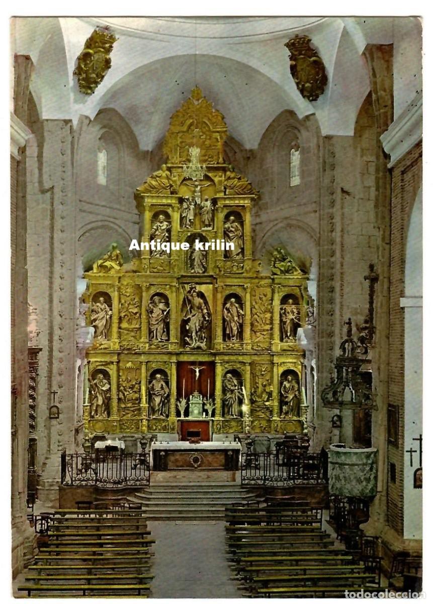 Postales: SALAMANCA / PE&Ntilde;ARANDA DE BRACAMONTE N&ordm; 4 RETABLO IGLESIA PARROQUIAL / SIN FRANQUEAR