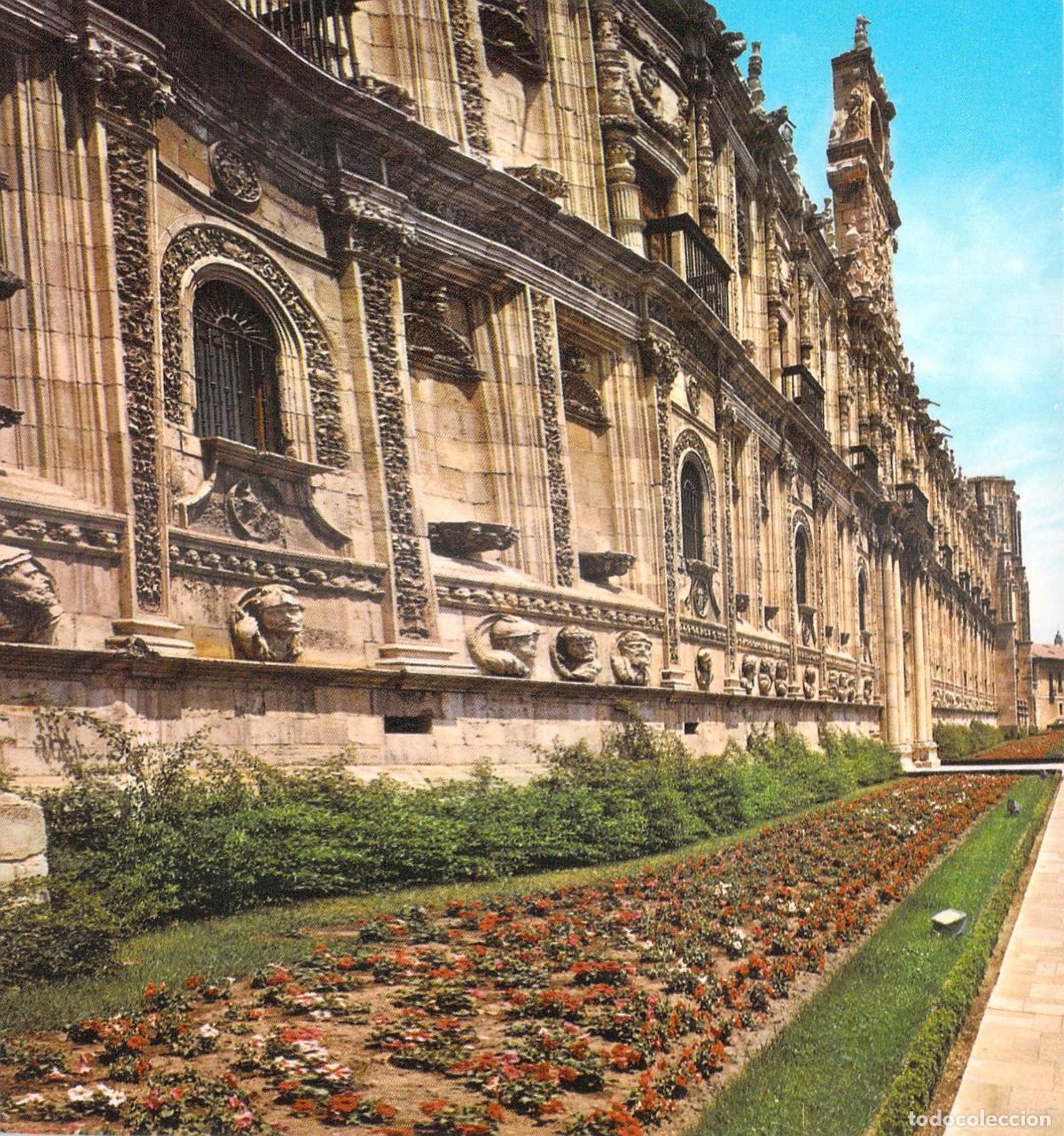 Postales: Postal Hostal de San Marcos Le&oacute;n Fachada Plateresca